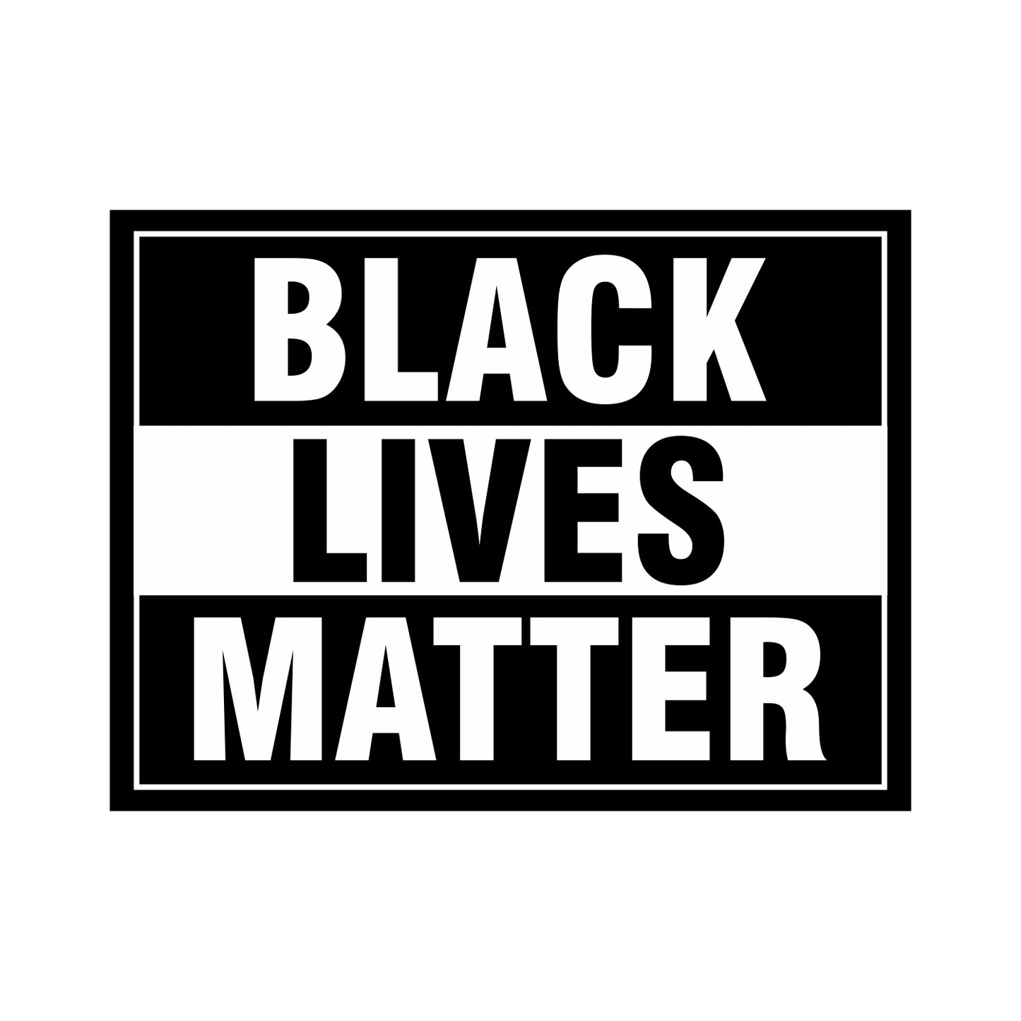 Black Lives Matter Yard Sign