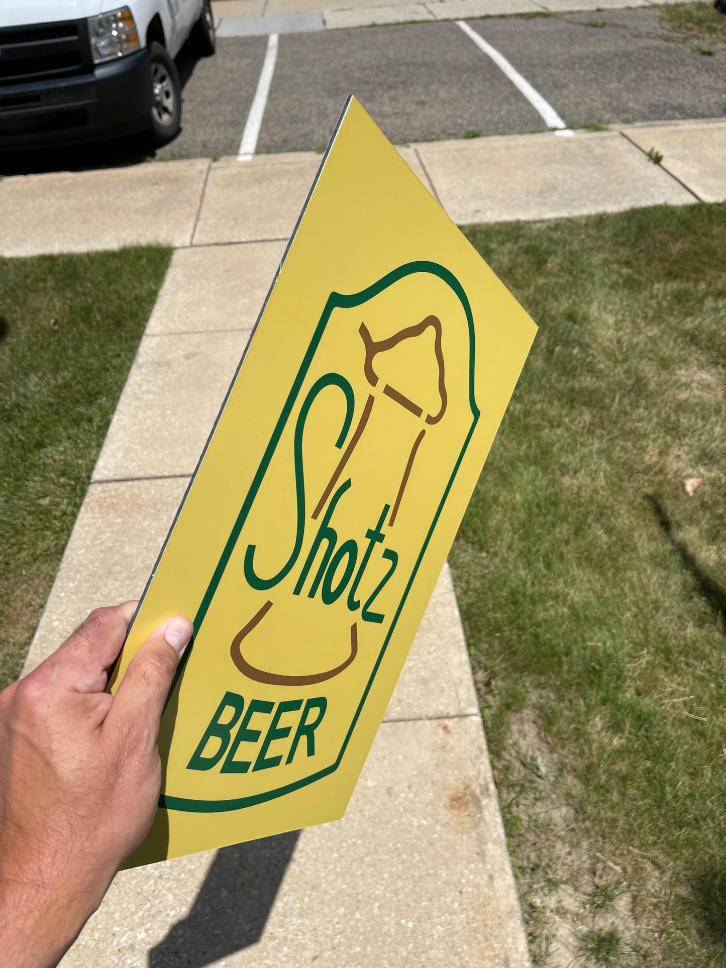 Shotz Beer Laverne and Shirley Sign