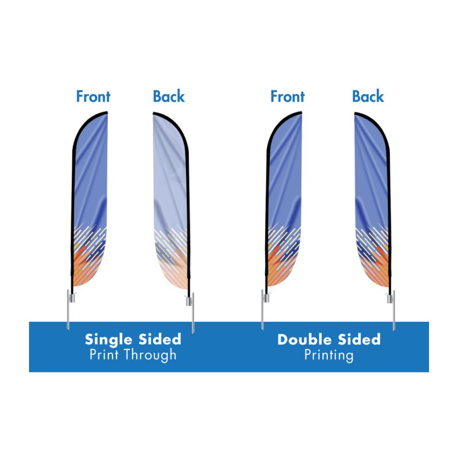 Feather Convex Flag
