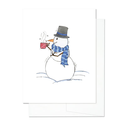 Holiday Watercolor Vignette Note Cards