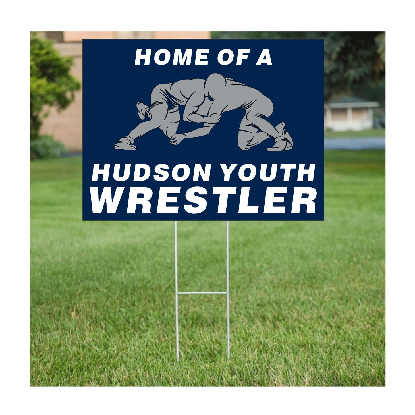 Hudson Youth Wrestling Corrugated Plastic Yard Sign