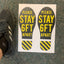 Feet Floor Graphic Covid 6 Feet