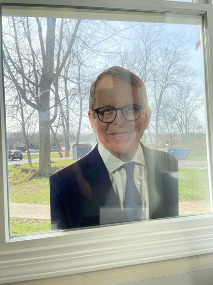 Mike DeWine Cut Out - DeWine in the Window