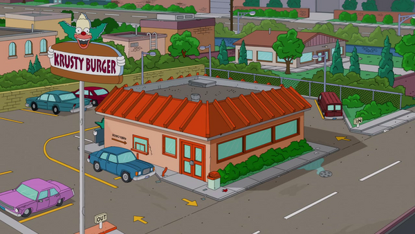 Krusty Burger Sign