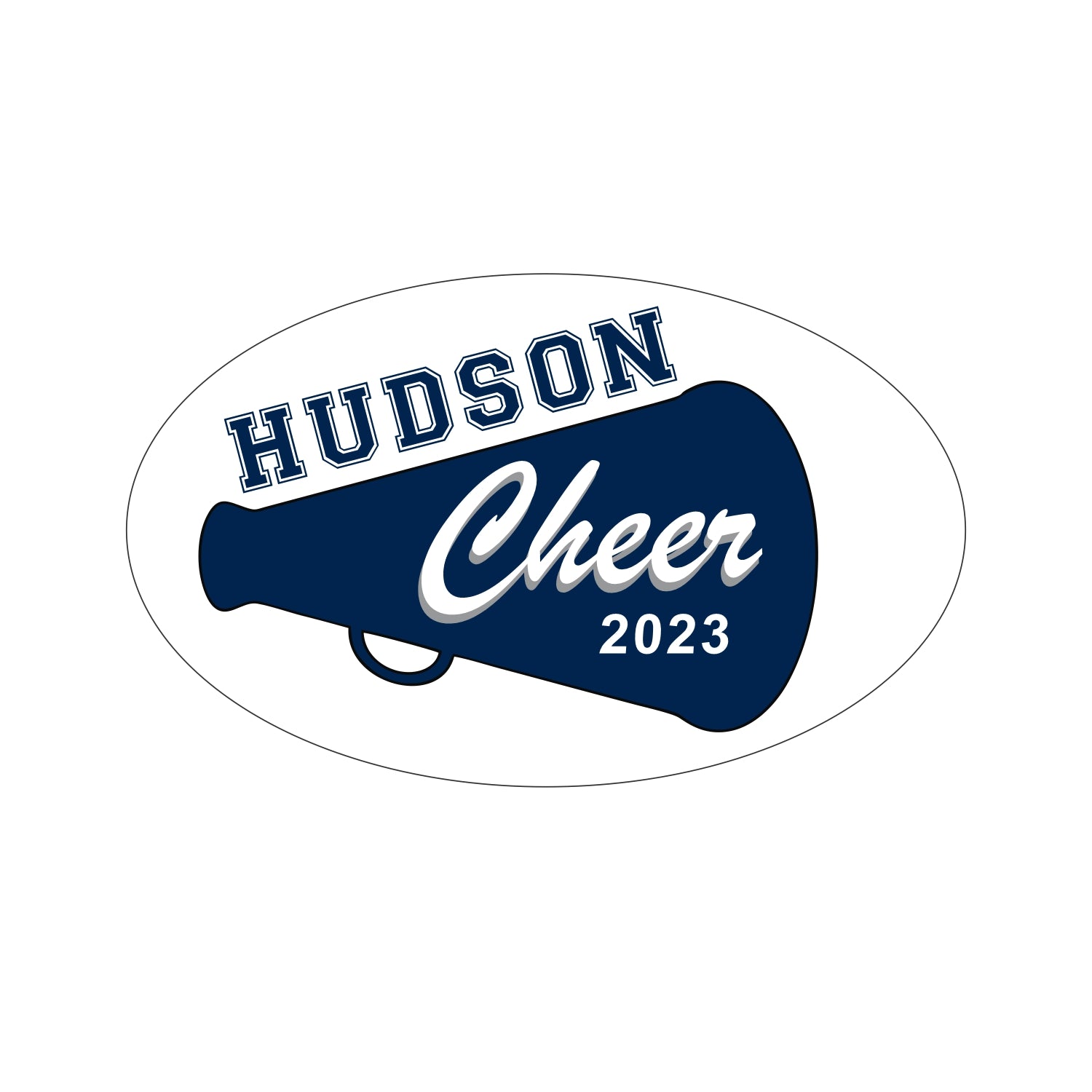 Hudson Hawks Cheer Decal 2023