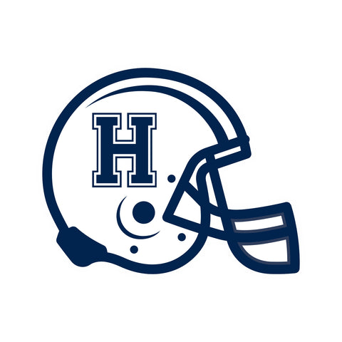 Hudson Hawks White Helmet Decal