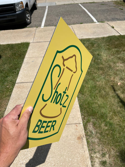 Shotz Beer Laverne and Shirley Sign
