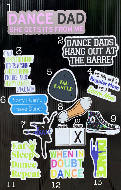 Dancer Stickers
