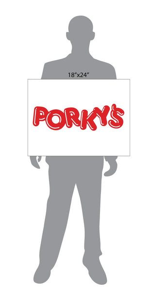 Porky's Movie Sign