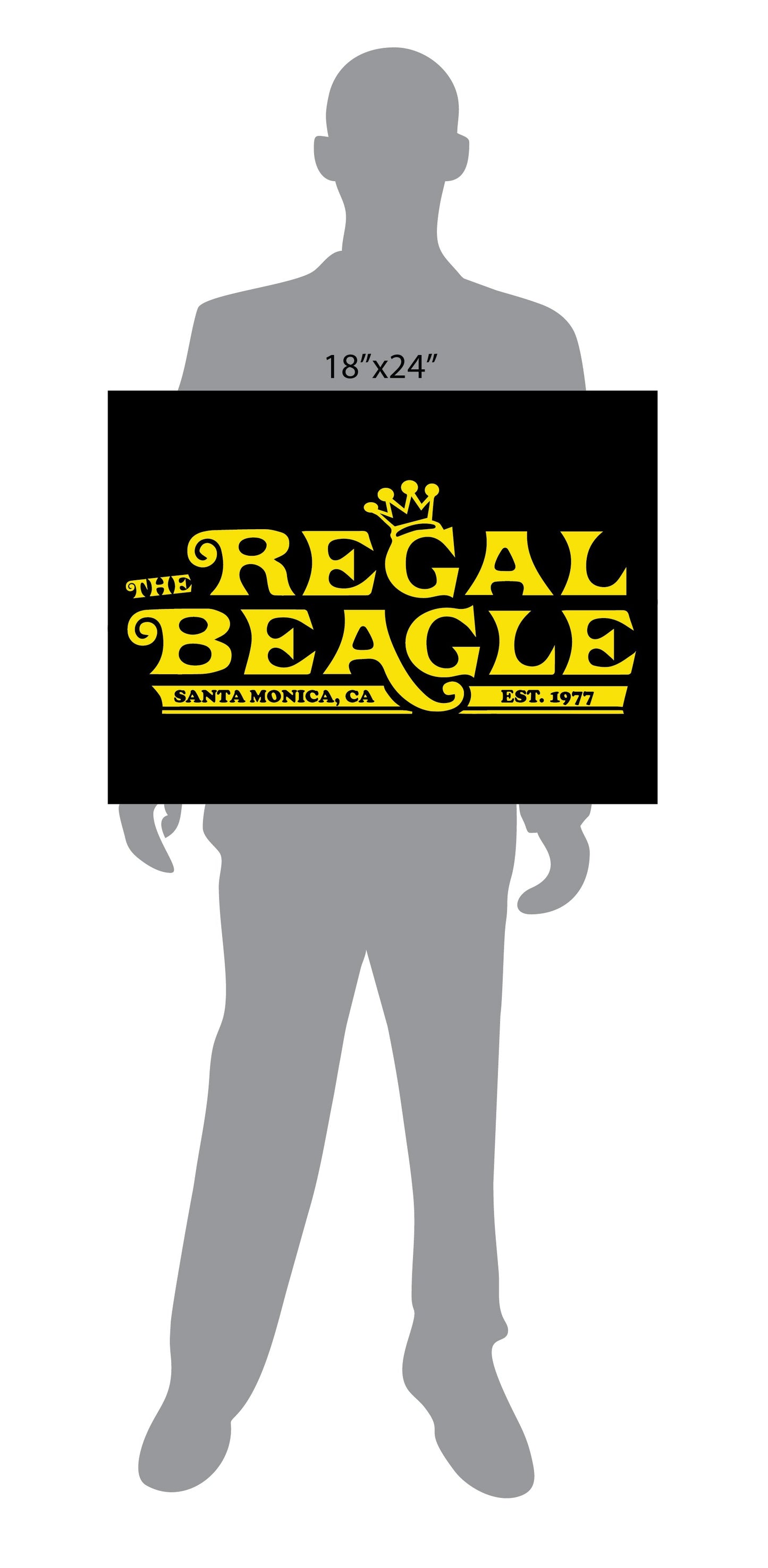 The Regal Beagle Three's Company Sign