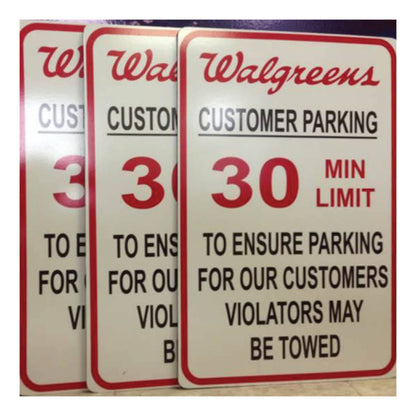 Custom Parking Sign
