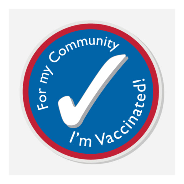 I'm Vaccinated Pin
