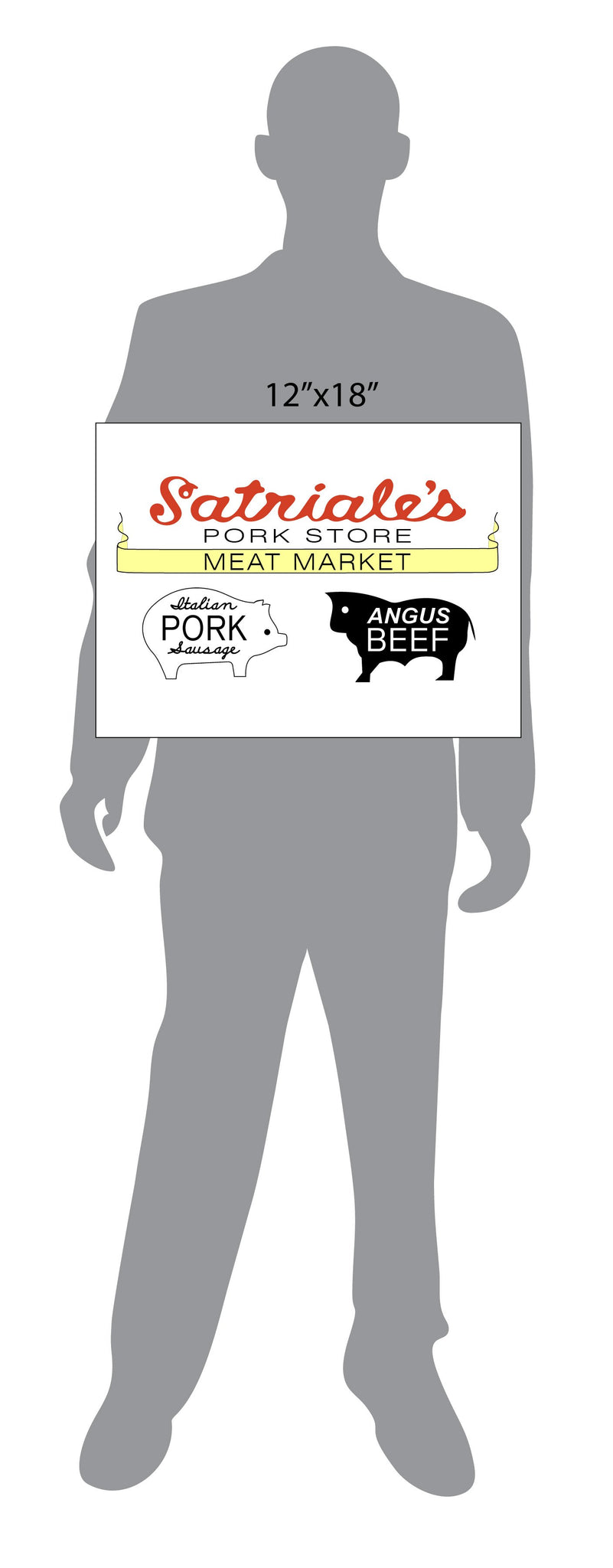 Satriale's Meat Market Sopranos Sign