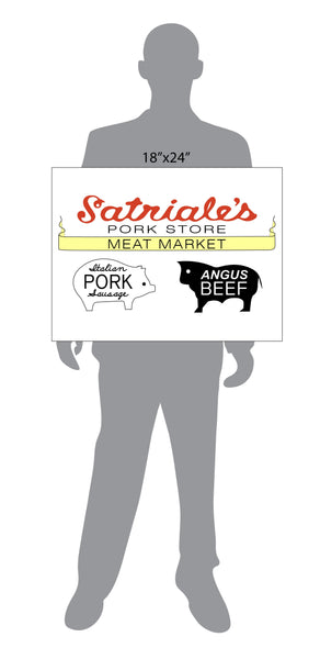 Satriale's Meat Market Sopranos Sign