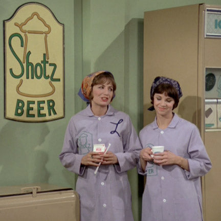 Shotz Beer Laverne and Shirley Sign