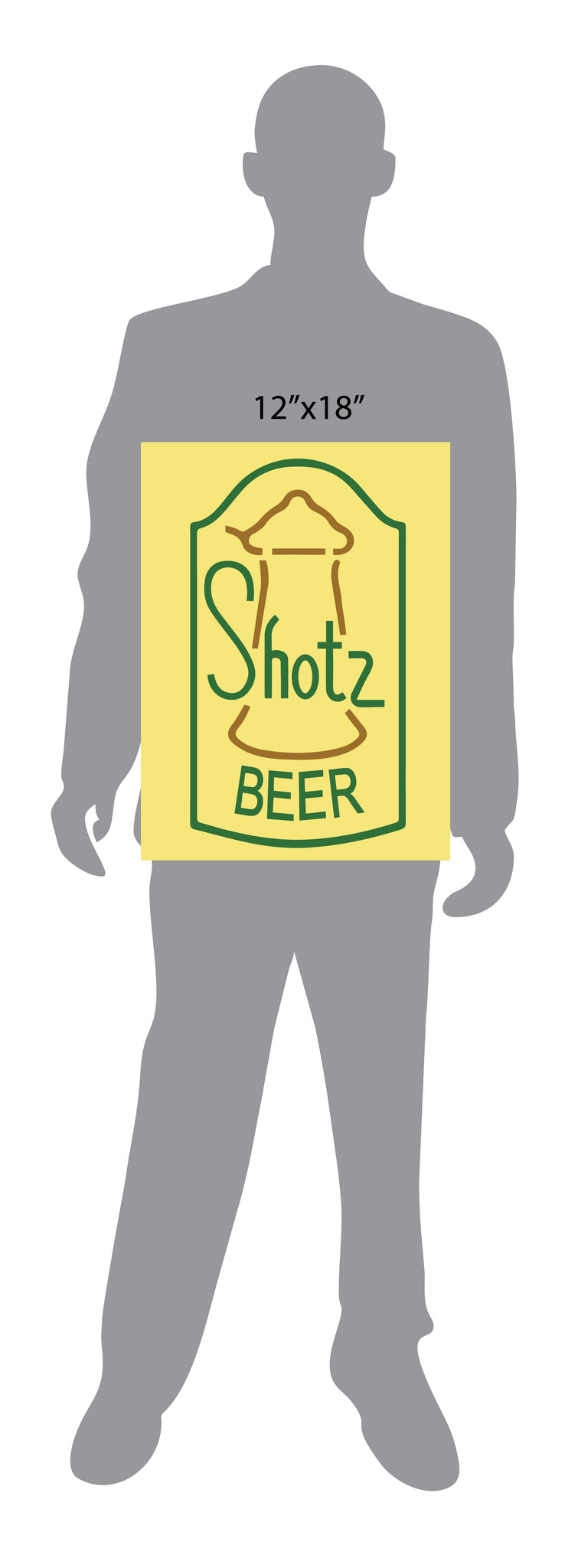 Shotz Beer Laverne and Shirley Sign