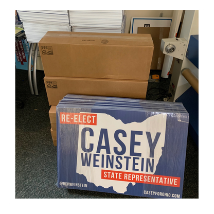 Custom Corrugated Plastic Yard Signs