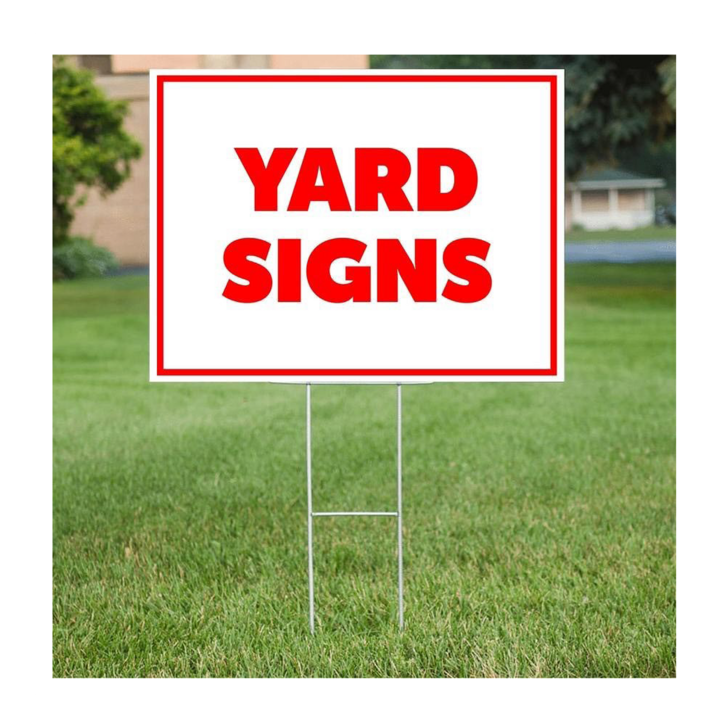 Custom Corrugated Plastic Yard Signs