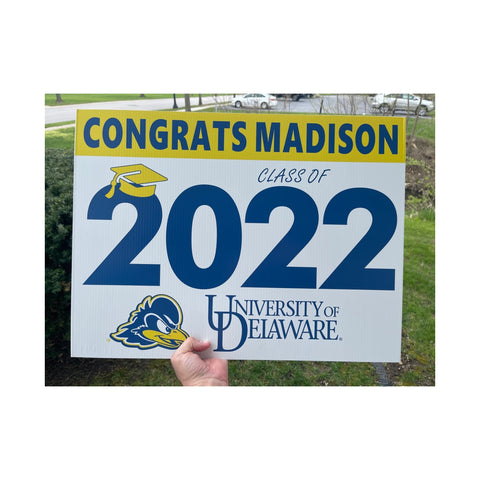 Custom Graduation Yard Sign