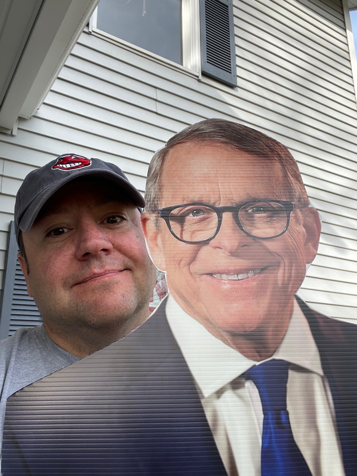 Mike DeWine Cut Out - DeWine in the Window