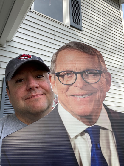 Mike DeWine Cut Out - DeWine in the Window