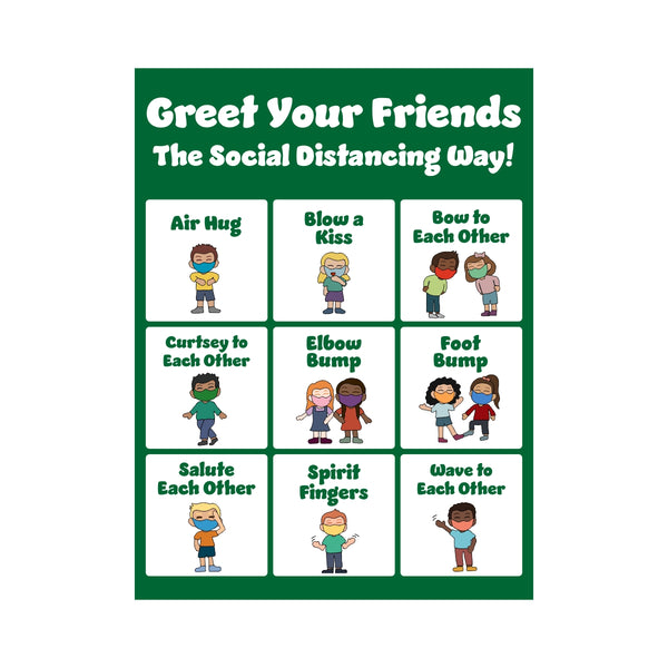 Greet Your Friends the Social Distancing Way