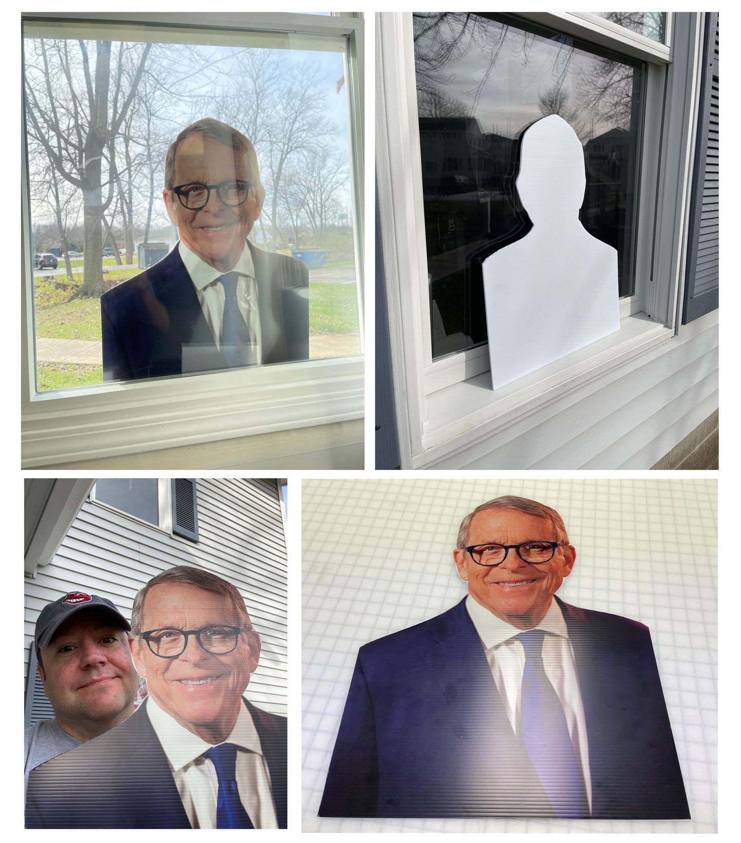 Mike DeWine Cut Out - DeWine in the Window