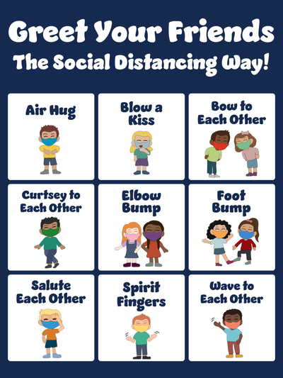 Greet Your Friends the Social Distancing Way