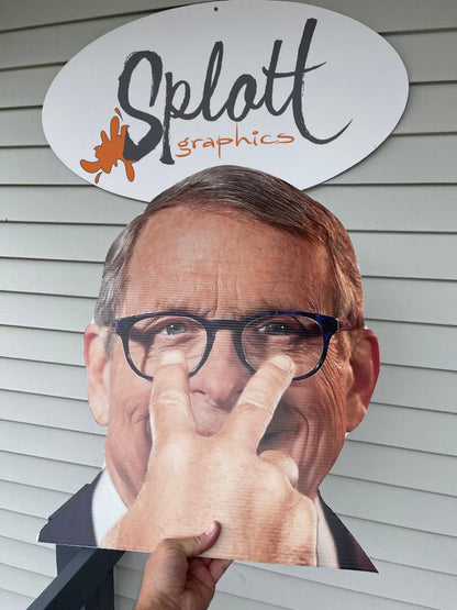 Mike DeWine Cut Out - DeWine in the Window