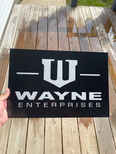 Wayne Enterprises Sign